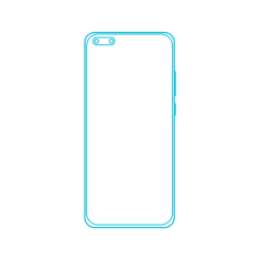 Digital Huawei Phones Huawei P40 Pro Craft Design Svg File, Free Vectors File
